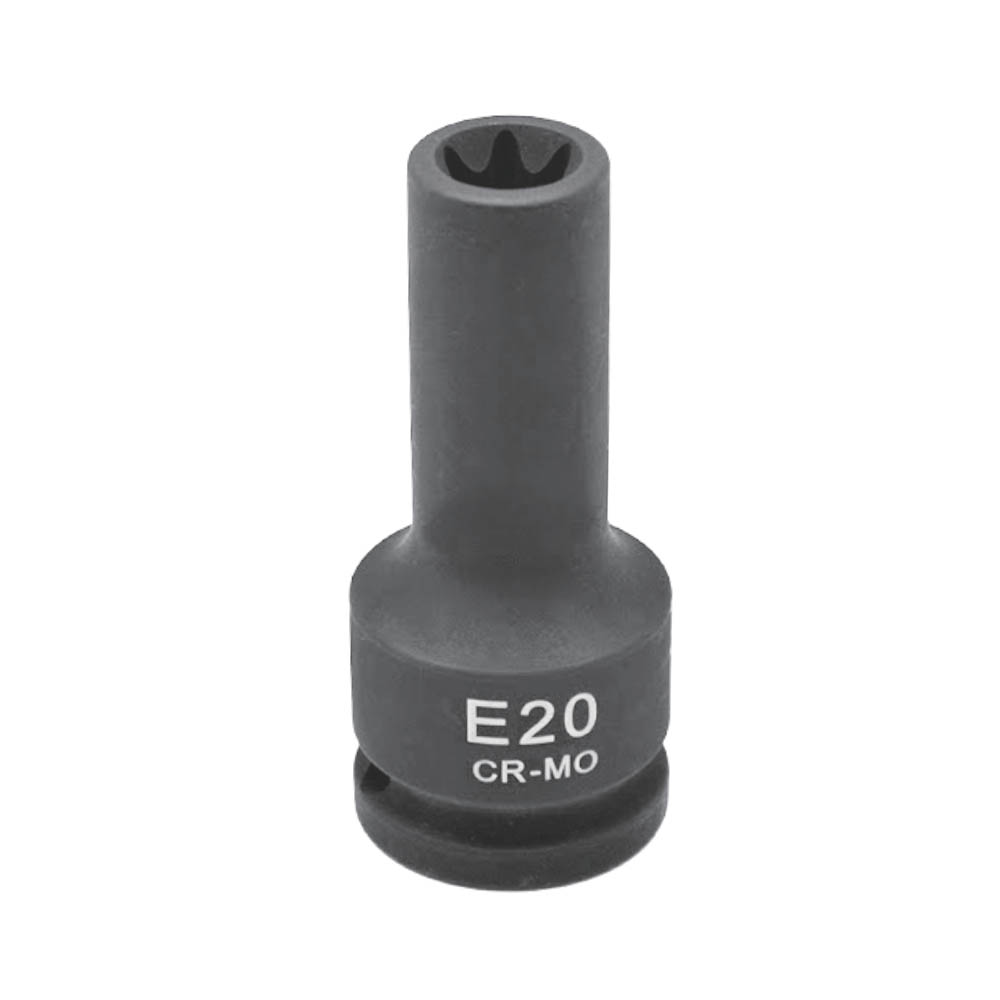 Vaso de impacto largo externo Torx, vaso de impacto largo E-Torx